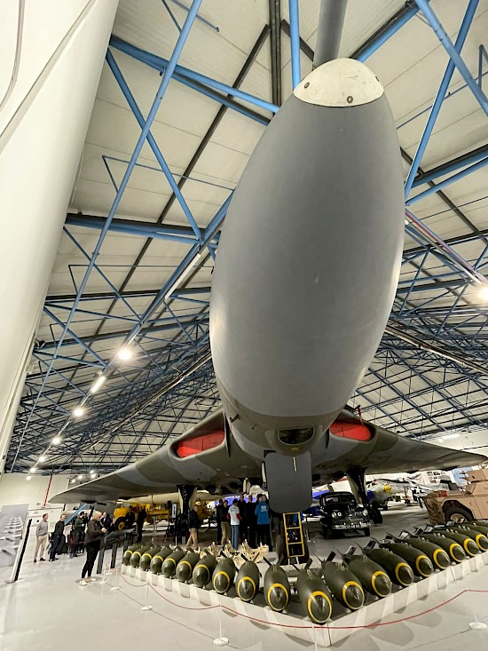 Vulcan and conventional bomb-load - RAF Museum Hendon